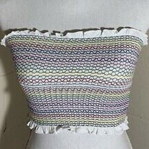 Forever 21 rainbow tube top
